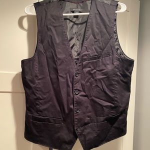 Men’s Black Dress Vest
